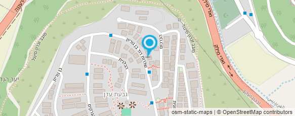 מפת הגעה אל אבן דרך בטון מוטבע בע"מ