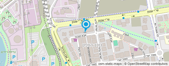 מפת הגעה אל שרות לדוגמא