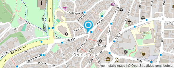 מפת הגעה אל מכולת ברגר