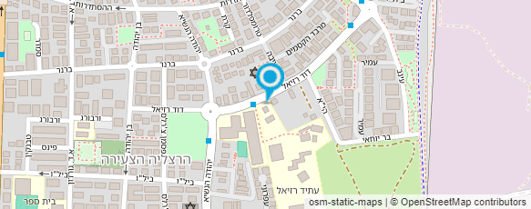 מפת הגעה אל אודיטוריום כפר רזיאל