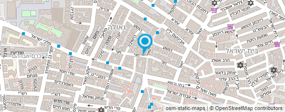 מפת הגעה אל אוריאל - חייט ותופרת