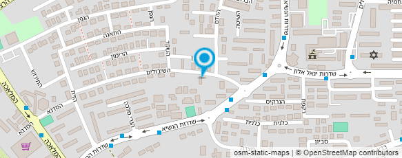 מפת הגעה אל סופר זול אסולין