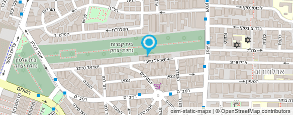 מפת הגעה אל גן תות