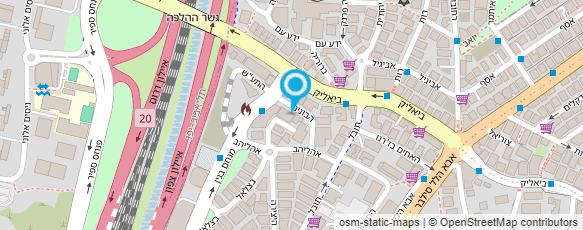 מפת הגעה אל גלזט קוסמטיקס בע"מ