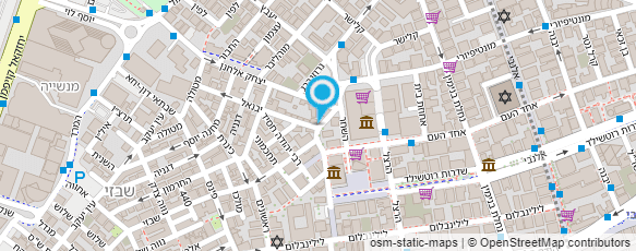 מפת הגעה אל גלריה גבי בן זנו