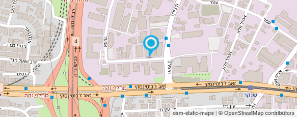 מפת הגעה אל מגדל מקפת קרנות פנסיה וקופות גמל בע"מ