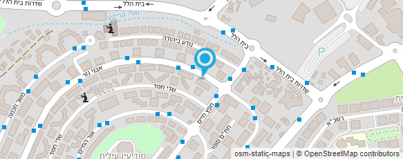 מפת הגעה אל גן ת"ת-דעת זקנים