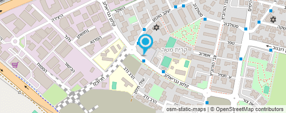 מפת הגעה אל מתנ"ס חוויות קרית משה