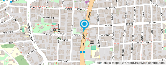 מפת הגעה אל מרכז פירות וירקות