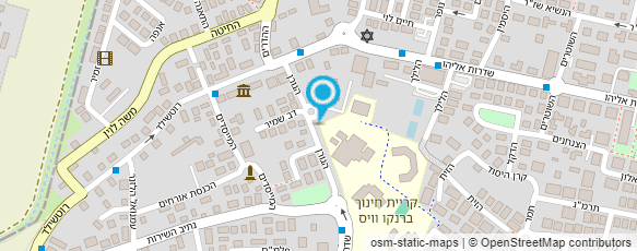 מפת הגעה אל ביה"ס החדשני ע"ש דוד בן גוריון