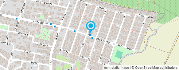 מפת הגעה אל גן תמר