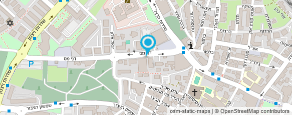 מפת הגעה אל כולל אוהל יצחק