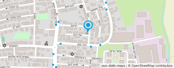 מפת הגעה אל מעון נעמ"ת - הלל