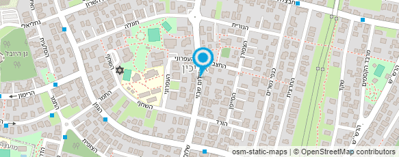 מפת הגעה אל מעון נעמ"ת