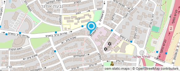 מפת הגעה אל מעון נעמ"ת - גבעת אולגה