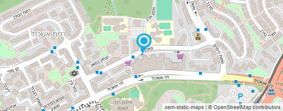 מפת הגעה אל מרכז רפואי רמת אשכול