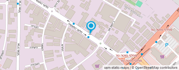 מפת הגעה אל גורן משה - התותח