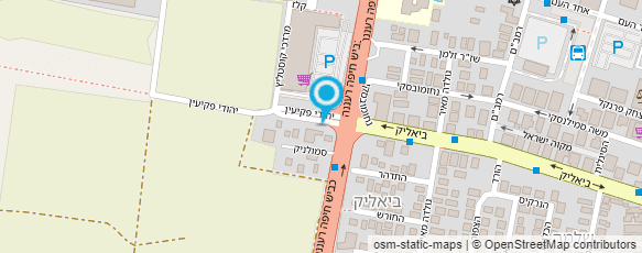 מפת הגעה אל בריז  המכללה  לעיצוב  שיער