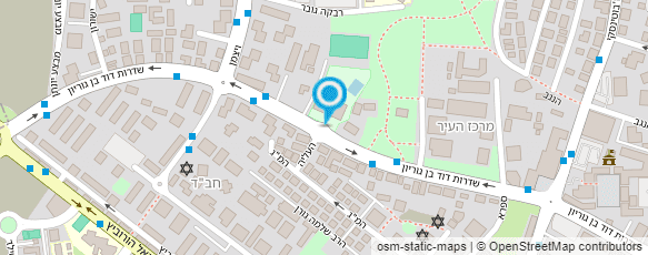 מפת הגעה אל עמותה למען הקשיש