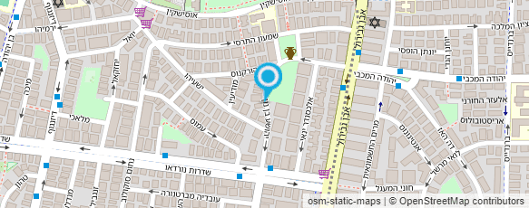 מפת הגעה אל זאב עמית - צבי יושע תכנון ערים בע"מ