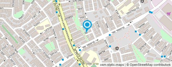 מפת הגעה אל ברגר חיים  קש וריפוד