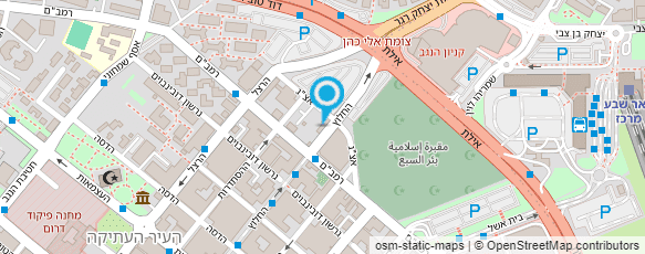 מפת הגעה אל עו"ד מנחם עסיס