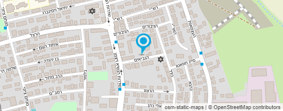 מפת הגעה אל מרכז יום לקשיש