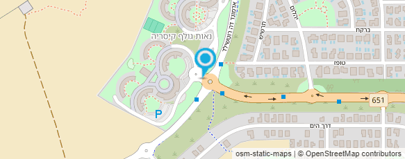 מפת הגעה אל נאות גולף קיסריה