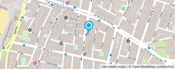 מפת הגעה אל גלריה קצמן