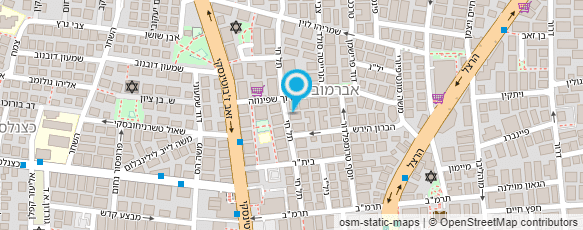 מפת הגעה אל יוסי לחמי-מורה לנהיגה