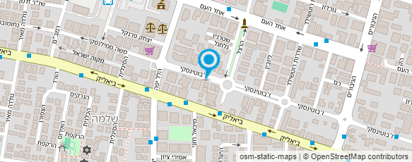 מפת הגעה אל תלמוד תורה - כנסת יצחק