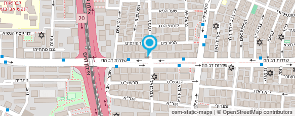 מפת הגעה אל שרות "קוטב"