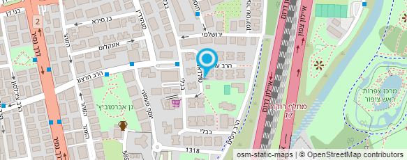 מפת הגעה אל מרכז קהילתי בבלי