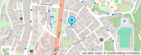 מפת הגעה אל המכון הארצי לתחבורה