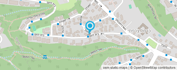 מפת הגעה אל גני עמליה - גן שילובים