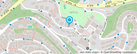 מפת הגעה אל גן שביל הירוק