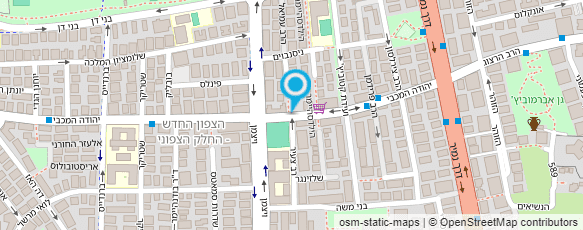 מפת הגעה אל מספרת שרון