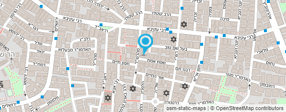 מפת הגעה אל מוסדות "חסד לאברהם"