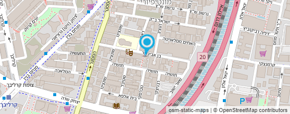 מפת הגעה אל אטליה - הסדנא לשילוט