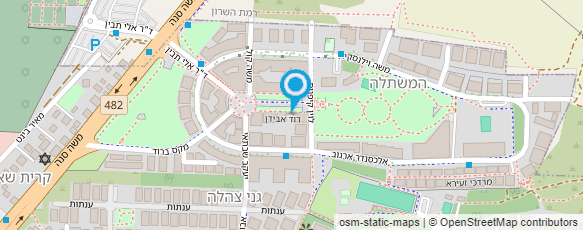 מפת הגעה אל עו"ד כרמלה אילת