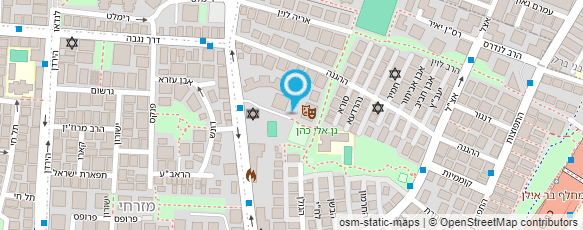 מפת הגעה אל ספריית בית ראסל