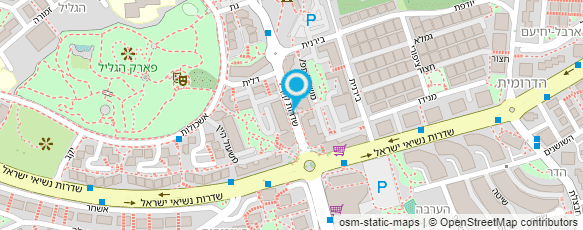 מפת הגעה אל ניר שלום עיצוב שיער