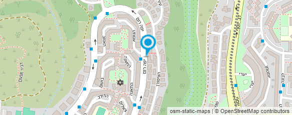 מפת הגעה אל מוסדות וחסידות רחלין