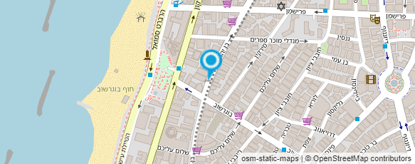 מפת הגעה אל בית היופי של מרסל מפת הגעה אל בית היופי של מרסל