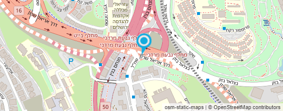 מפת הגעה אל יד שרה