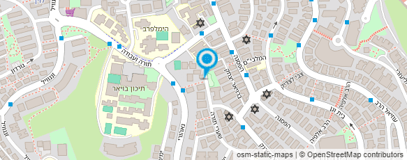 מפת הגעה אל יד שרה מפת הגעה אל יד שרה