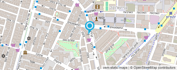 מפת הגעה אל דומינו'ס פיצה