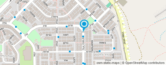 מפת הגעה אל גן ענת