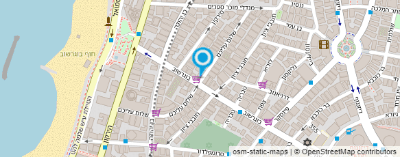 מפת הגעה אל ק.ב. מרקט