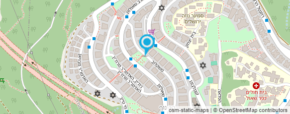 מפת הגעה אל שפירא הלל